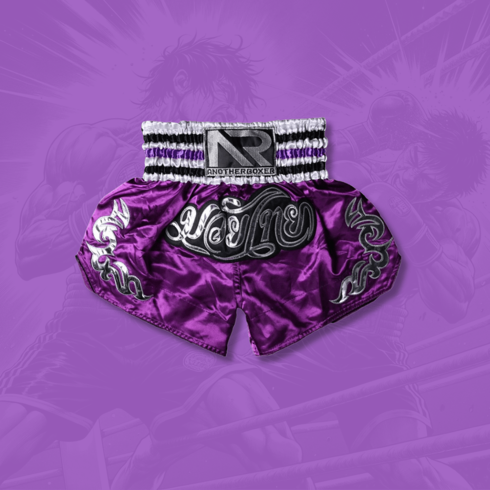 Violet / XS Shorts de Boxe Thaï | Adapté au combat